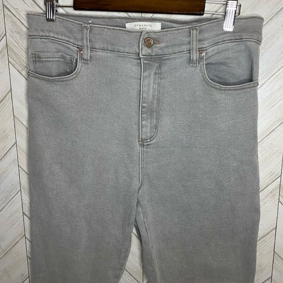 Dynamite Kate pale grey high rise jegging - Picture 3 of 8